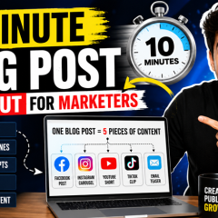 10-Minute Blog Post Shortcut For Marketers