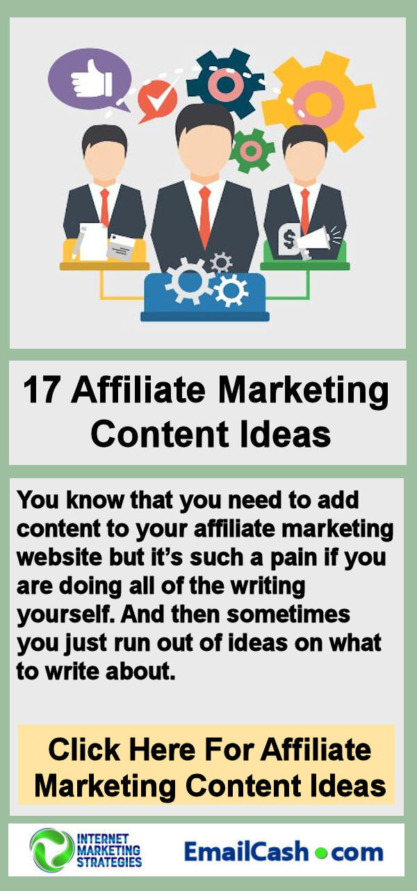 17 Affiliate Marketing Content Ideas