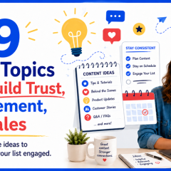 19 Email Topics That Build Trust, Engagement, and Sales