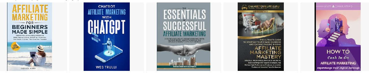 Affiliate Marketing Books on Amazon