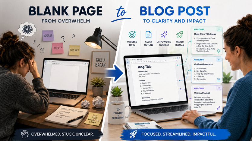 Blank Page to Blog Post