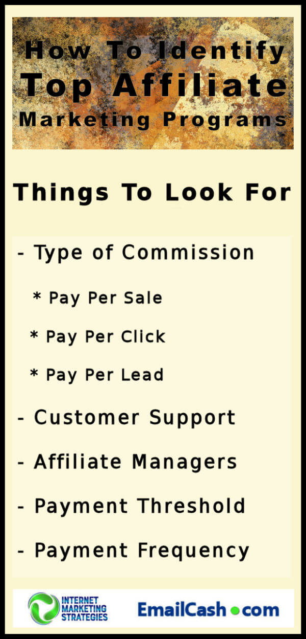 How To Identify Top Affiliate Marketing Programs