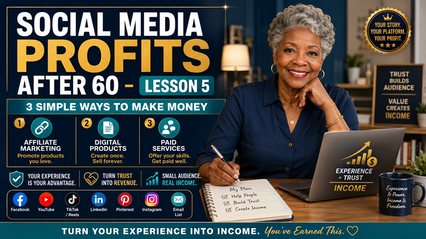 Social Media Profits After 60 Lesson 5 Featured